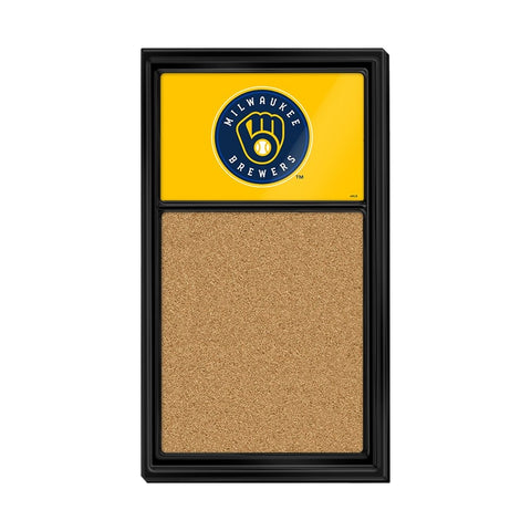 Milwaukee Brewers: Cork Note Board - The Fan-Brand