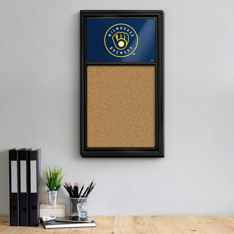 Milwaukee Brewers: Cork Note Board - The Fan-Brand