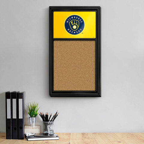 Milwaukee Brewers: Cork Note Board - The Fan-Brand