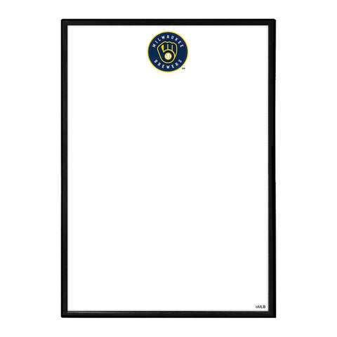 Milwaukee Brewers: Framed Dry Erase Wall Sign - The Fan-Brand