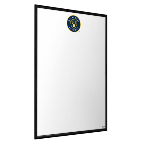 Milwaukee Brewers: Framed Dry Erase Wall Sign - The Fan-Brand