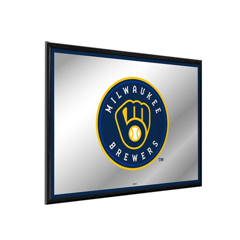 Milwaukee Brewers: Framed Mirrored Wall Sign - The Fan-Brand