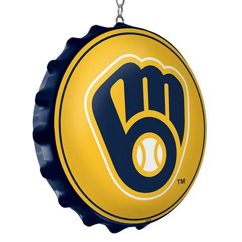 Milwaukee Brewers: Logo - Bottle Cap Dangler - The Fan-Brand