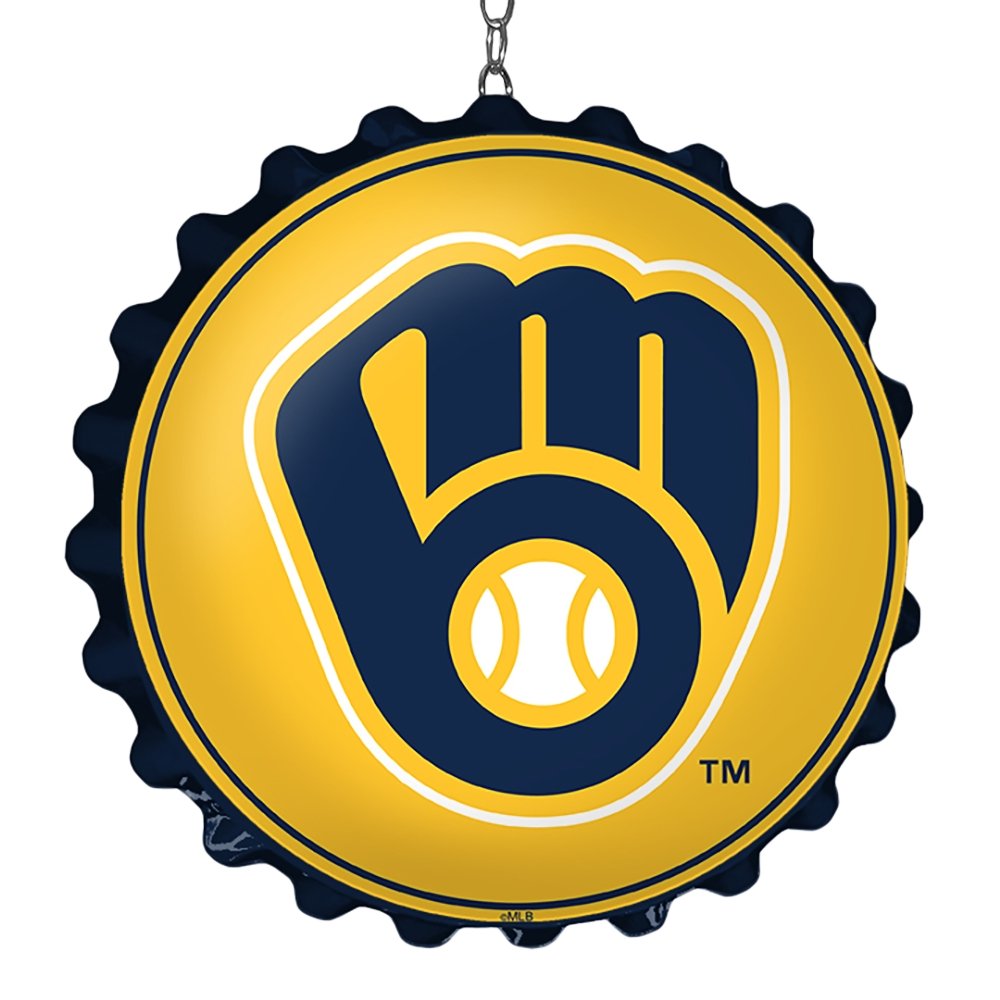 Milwaukee Brewers: Logo - Bottle Cap Dangler - The Fan-Brand