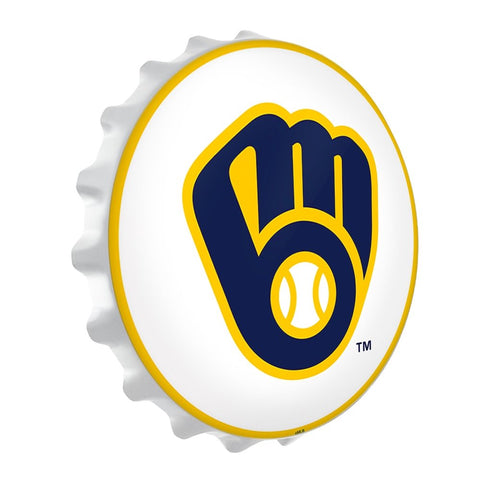 Milwaukee Brewers: Logo - Bottle Cap Wall Light - The Fan-Brand