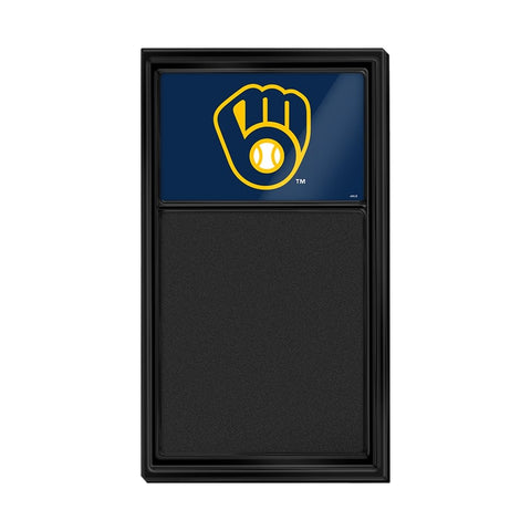 Milwaukee Brewers: Logo - Chalk Note Board - The Fan-Brand