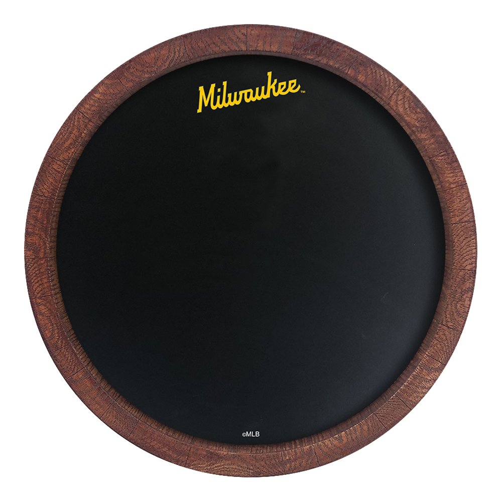 Milwaukee Brewers: Logo - Chalkboard 