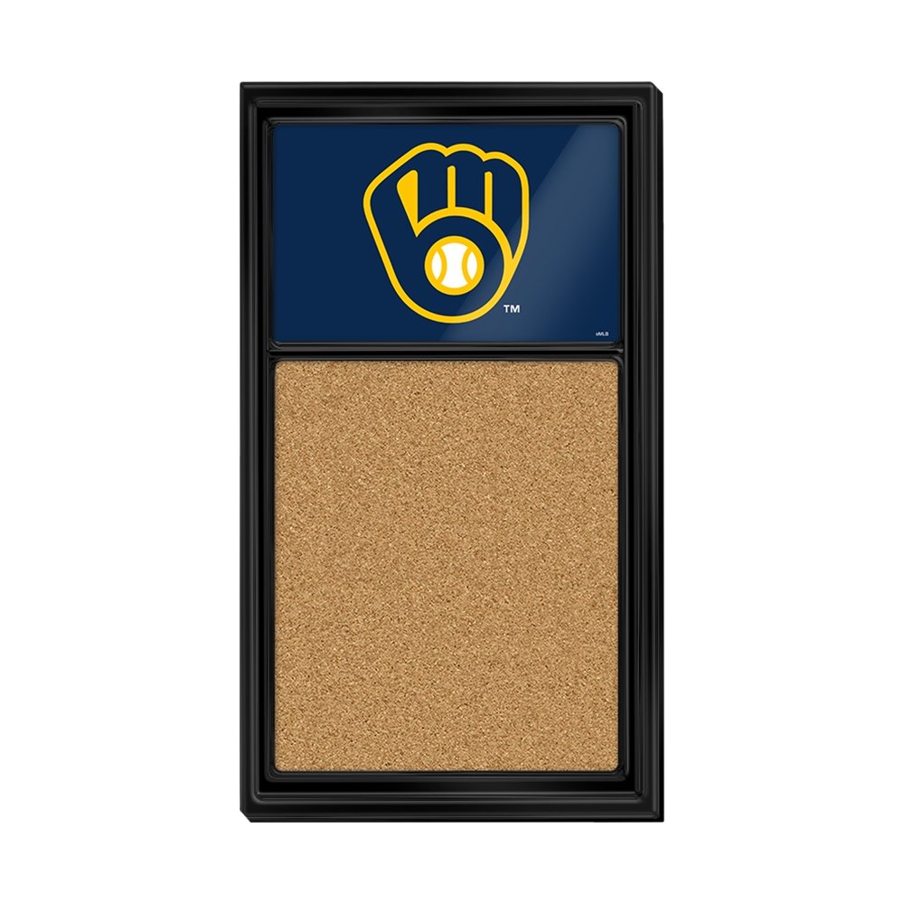 Milwaukee Brewers: Logo - Cork Note Board - The Fan-Brand