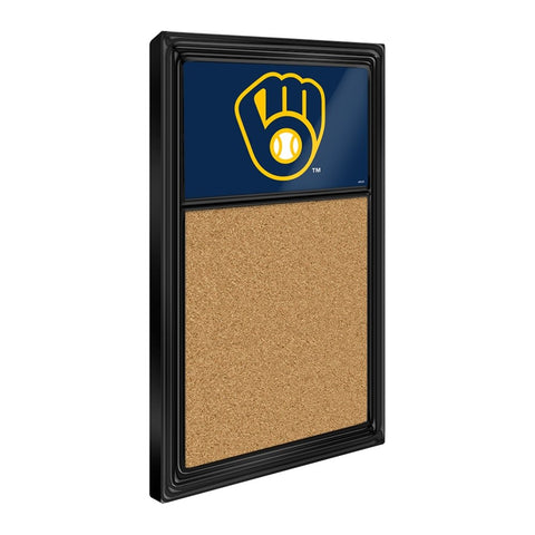 Milwaukee Brewers: Logo - Cork Note Board - The Fan-Brand