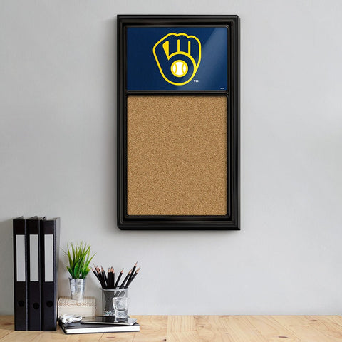 Milwaukee Brewers: Logo - Cork Note Board - The Fan-Brand