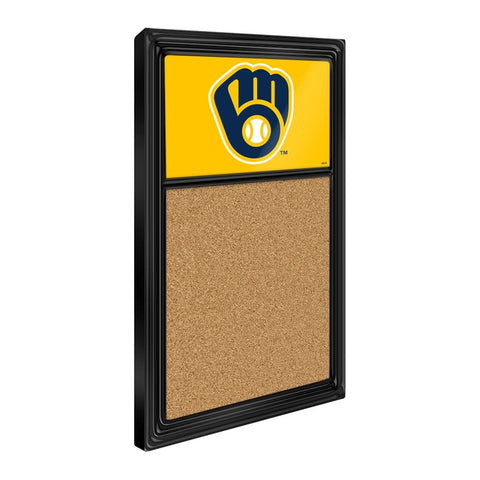 Milwaukee Brewers: Logo - Cork Note Board - The Fan-Brand