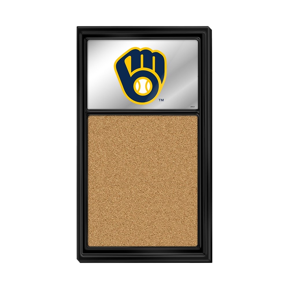 Milwaukee Brewers: Logo - Mirrored Dry Erase Note Board - The Fan-Brand