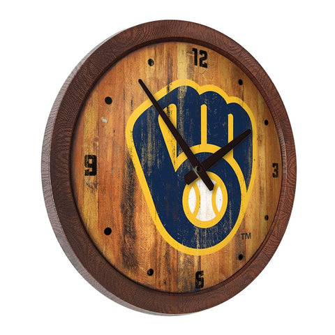 Milwaukee Brewers: Logo - Weathered 