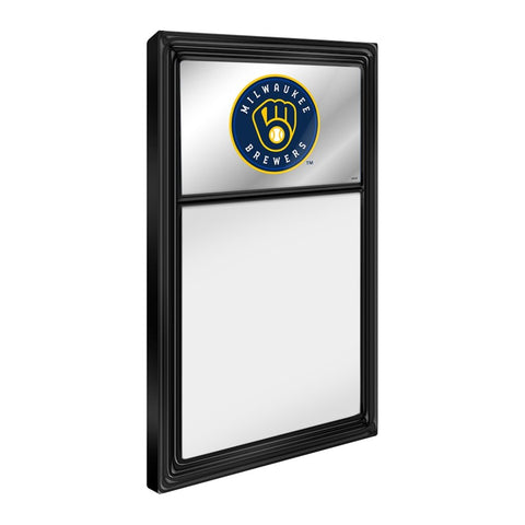 Milwaukee Brewers: Mirrored Dry Erase Note Board - The Fan-Brand