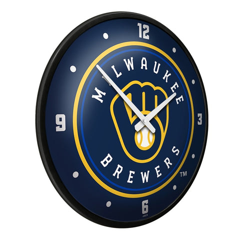 Milwaukee Brewers: Modern Disc Wall Clock - The Fan-Brand