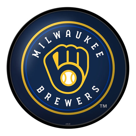 Milwaukee Brewers: Modern Disc Wall Sign - The Fan-Brand