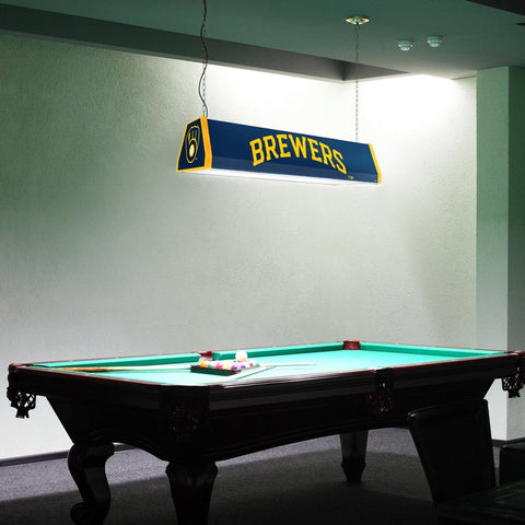 Milwaukee Brewers: Standard Pool Table Light - The Fan-Brand