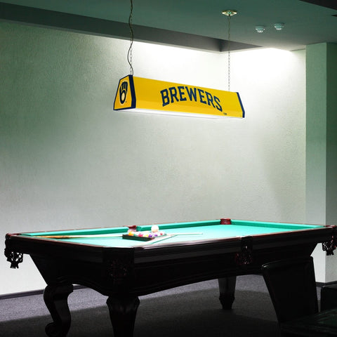 Milwaukee Brewers: Standard Pool Table Light - The Fan-Brand