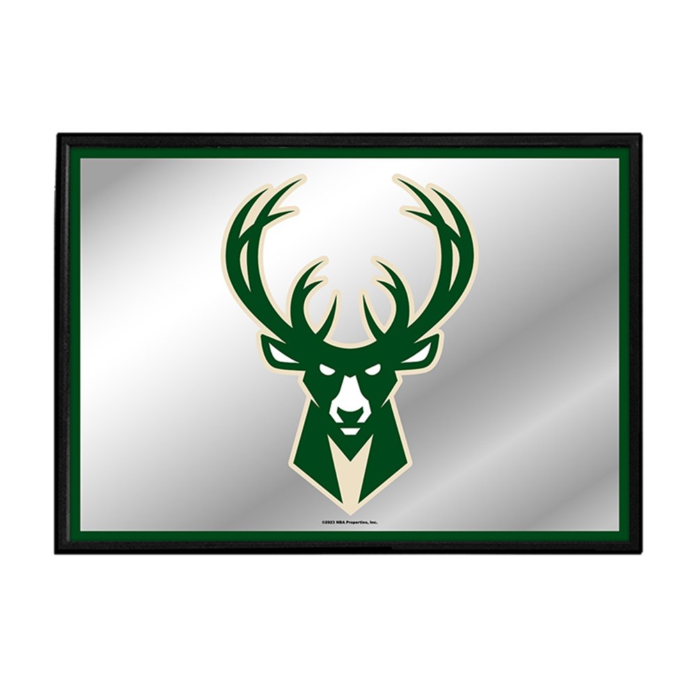 Milwaukee Bucks: Framed Mirrored Wall Sign - The Fan-Brand