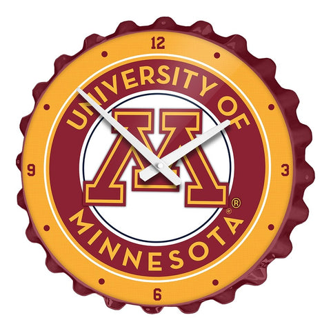 Minnesota Golden Gophers: Bottle Cap Wall Clock - The Fan-Brand