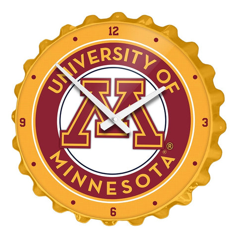 Minnesota Golden Gophers: Bottle Cap Wall Clock - The Fan-Brand