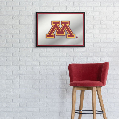 Minnesota Golden Gophers: Framed Mirrored Wall Sign - The Fan-Brand