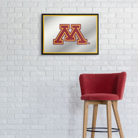 Minnesota Golden Gophers: Framed Mirrored Wall Sign - The Fan-Brand