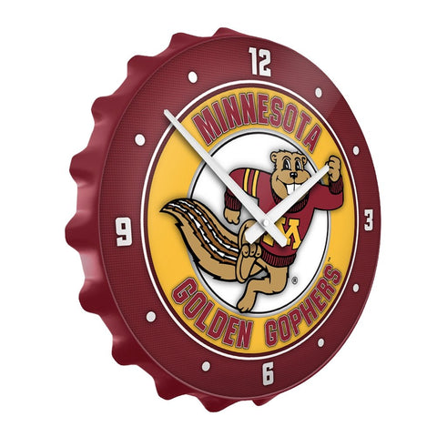 Minnesota Golden Gophers: Goldy - Bottle Cap Wall Clock - The Fan-Brand