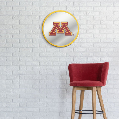 Minnesota Golden Gophers: Modern Disc Mirrored Wall Sign - The Fan-Brand