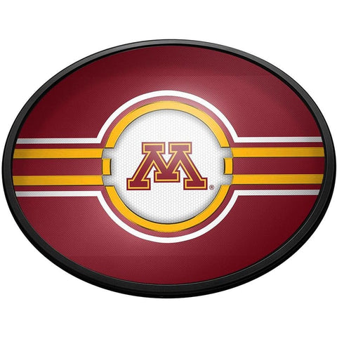 Minnesota Golden Gophers: Oval Slimline Lighted Wall Signs - The Fan-Brand