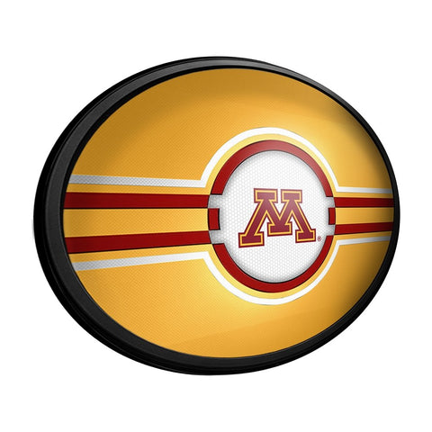 Minnesota Golden Gophers: Oval Slimline Lighted Wall Signs - The Fan-Brand