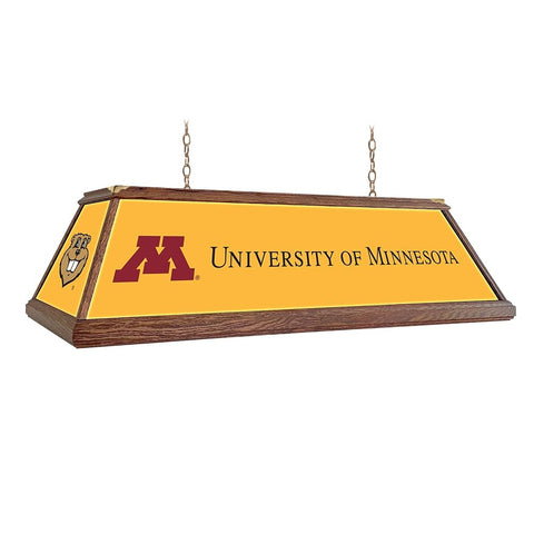 Minnesota Golden Gophers: Premium Wood Pool Table Light - The Fan-Brand