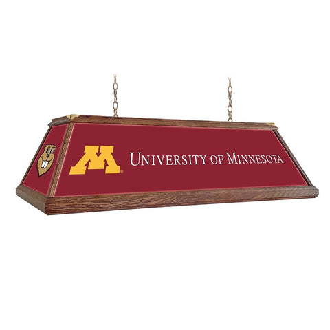 Minnesota Golden Gophers: Premium Wood Pool Table Light - The Fan-Brand