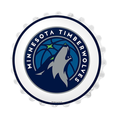 Minnesota Timberwolves: Bottle Cap Wall Light - The Fan-Brand