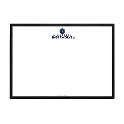 Minnesota Timberwolves: Framed Dry Erase Wall Sign - The Fan-Brand