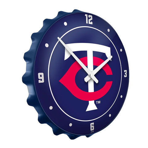 Minnesota Twins: Logo - Bottle Cap Wall Clock - The Fan-Brand