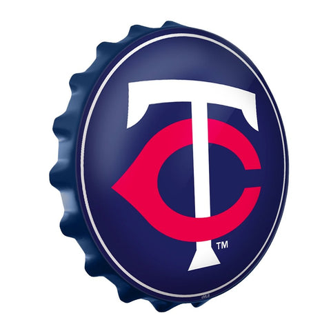 Minnesota Twins: Logo - Bottle Cap Wall Sign - The Fan-Brand