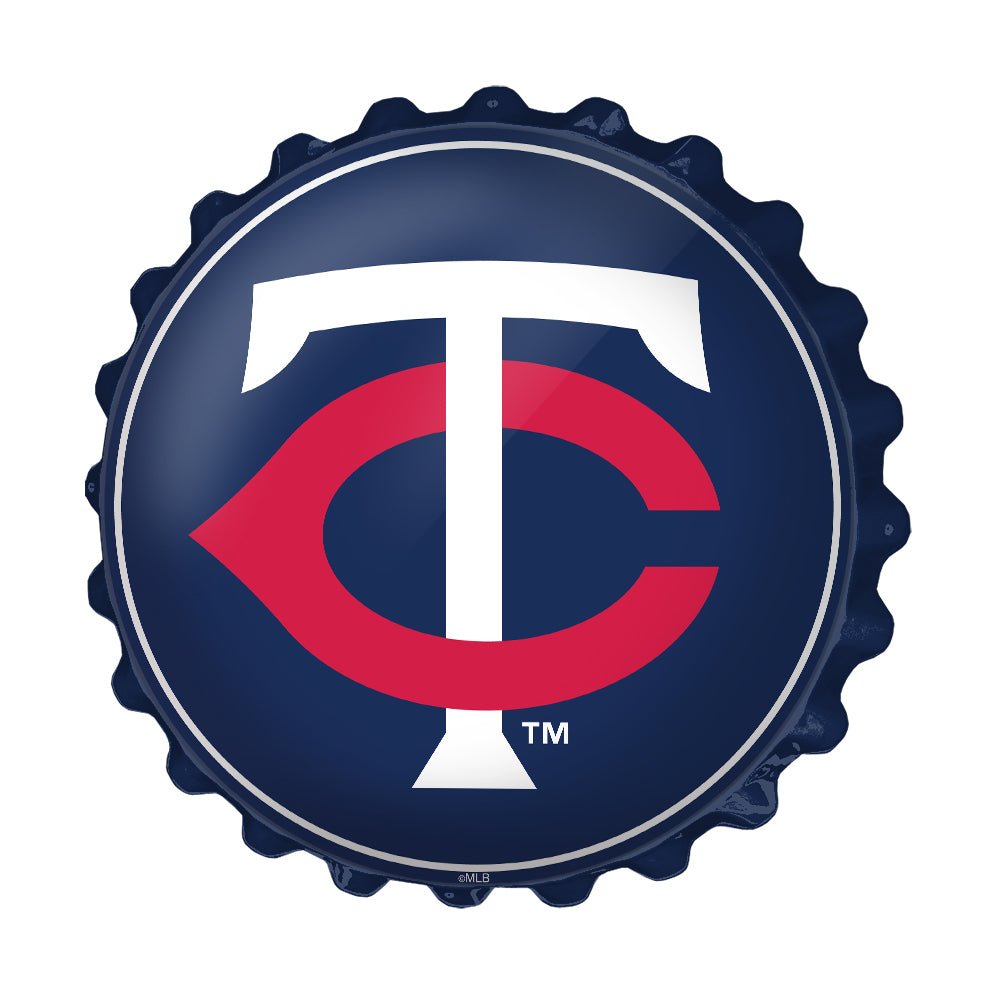 Minnesota Twins: Logo - Bottle Cap Wall Sign - The Fan-Brand