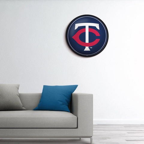 Minnesota Twins: Logo - Modern Disc Wall Sign - The Fan-Brand