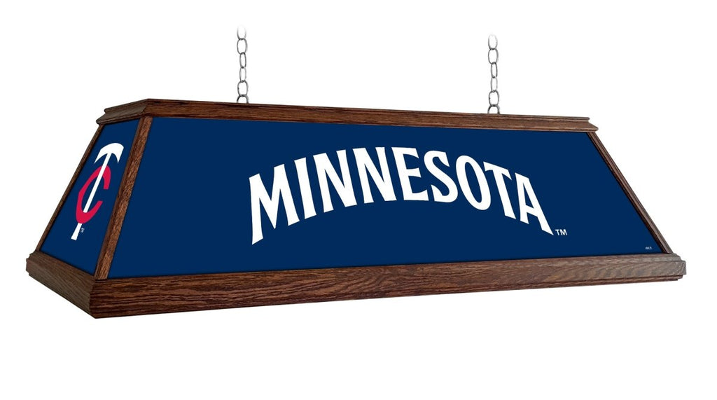 Minnesota Twins: Premium Wood Pool Table Light - The Fan-Brand