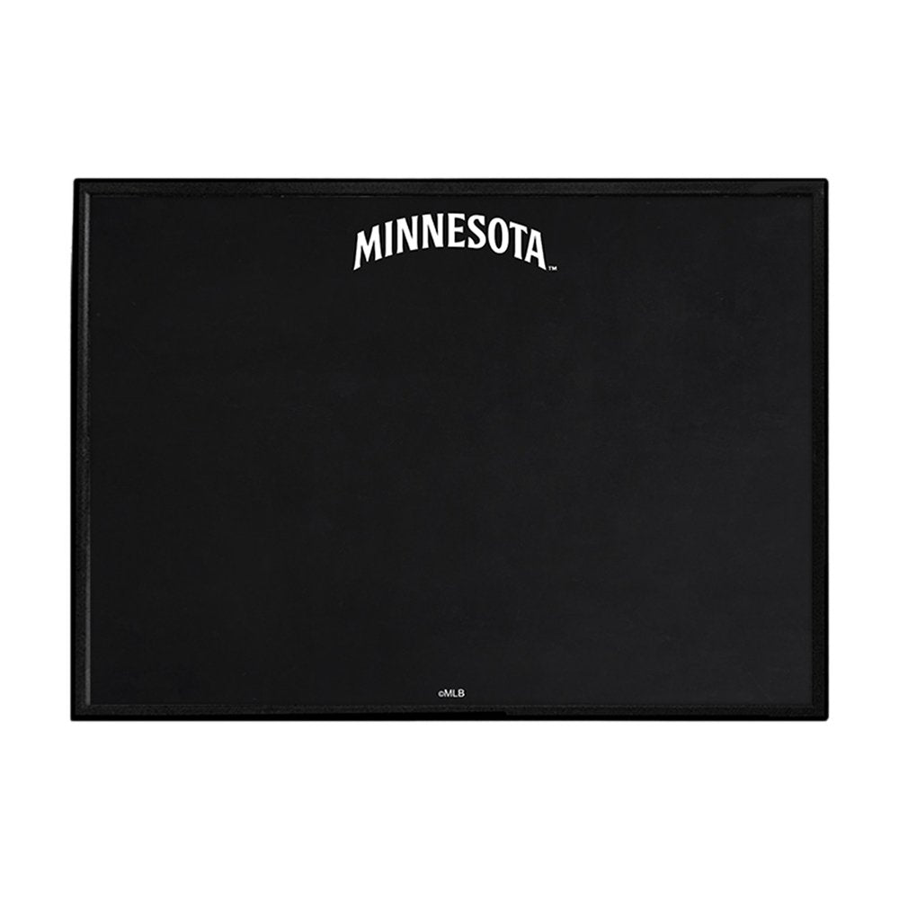Minnesota Twins: Wordmark - Framed Chalkboard - The Fan-Brand