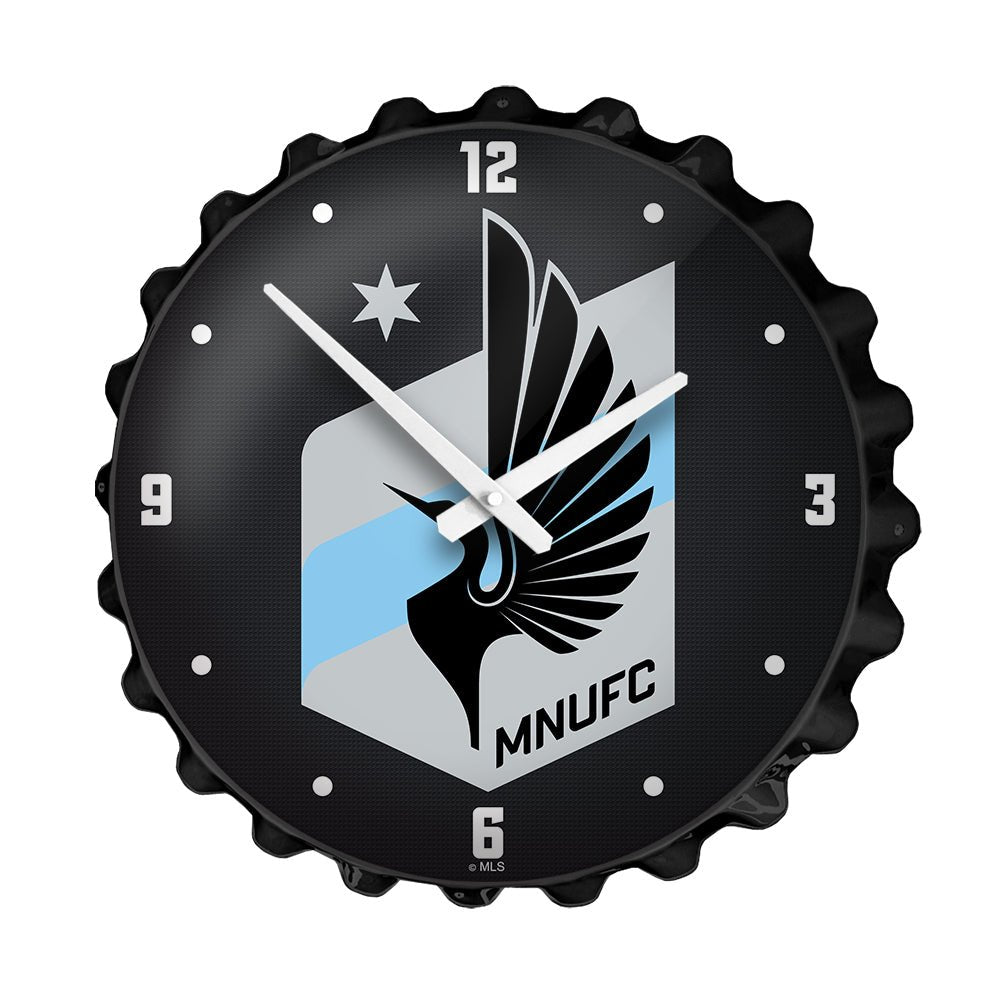 Minnesota United FC: Bottle Cap Wall Clock - The Fan-Brand
