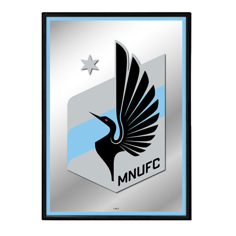 Minnesota United FC: Framed Mirrored Wall Sign - The Fan-Brand