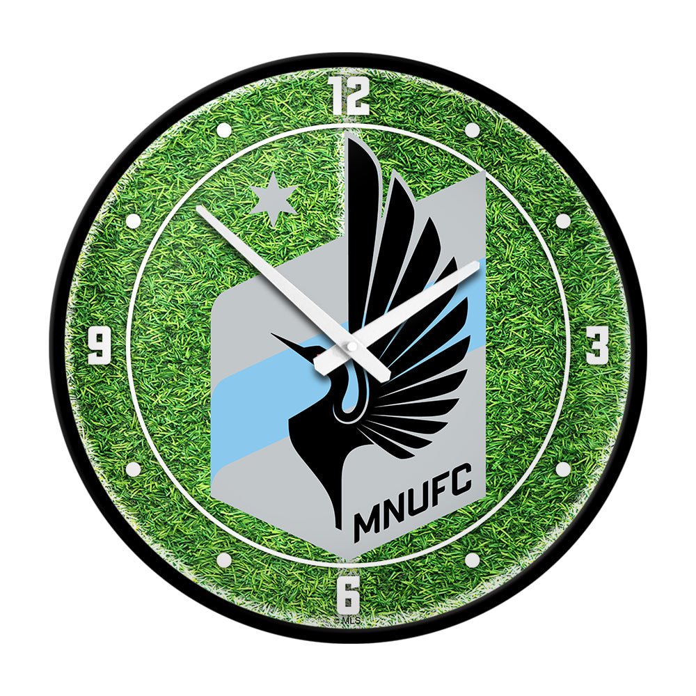 Minnesota United FC: Pitch - Modern Disc Wall Clock - The Fan-Brand