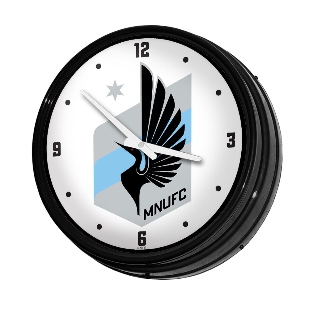Minnesota United FC: Retro Lighted Wall Clock - The Fan-Brand