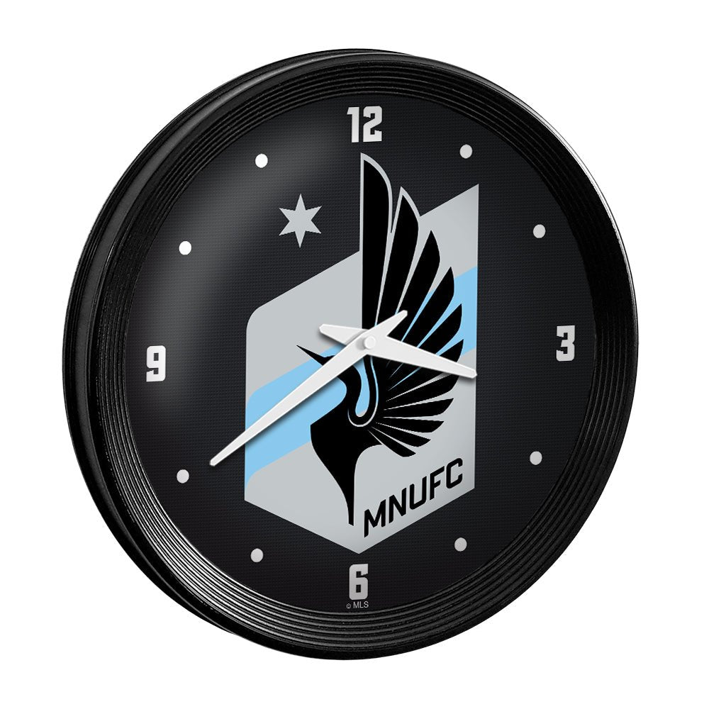 Minnesota United FC: Ribbed Frame Wall Clock - The Fan-Brand