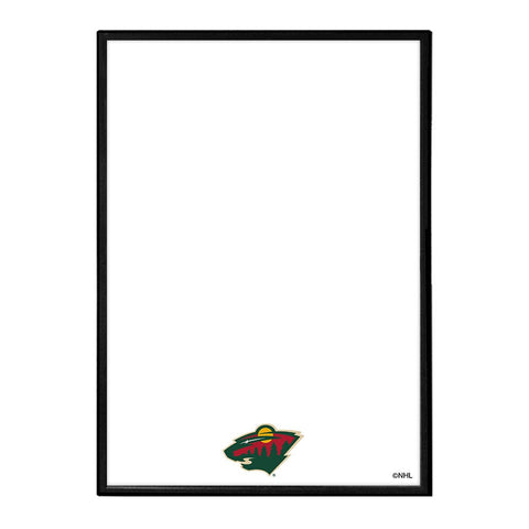 Minnesota Wild: Framed Dry Erase Wall Sign - The Fan-Brand