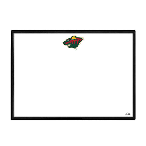 Minnesota Wild: Framed Dry Erase Wall Sign - The Fan-Brand