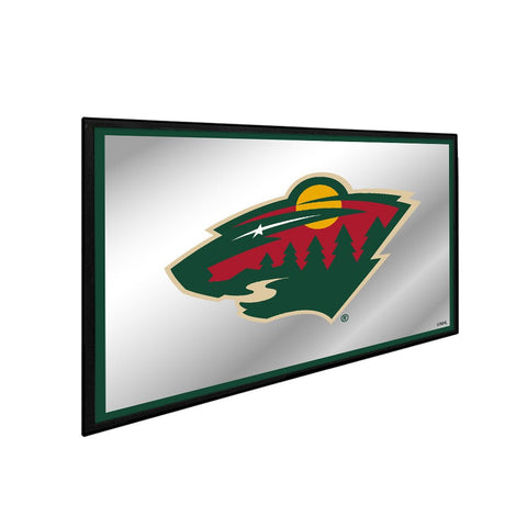 Minnesota Wild: Framed Mirrored Wall Sign - The Fan-Brand
