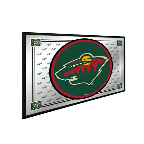 Minnesota Wild: Team Spirit - Framed Mirrored Wall Sign - The Fan-Brand